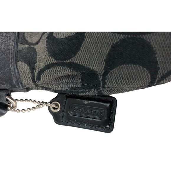 Coach Black Signature Wristlet Purse - Picture 4 of 12